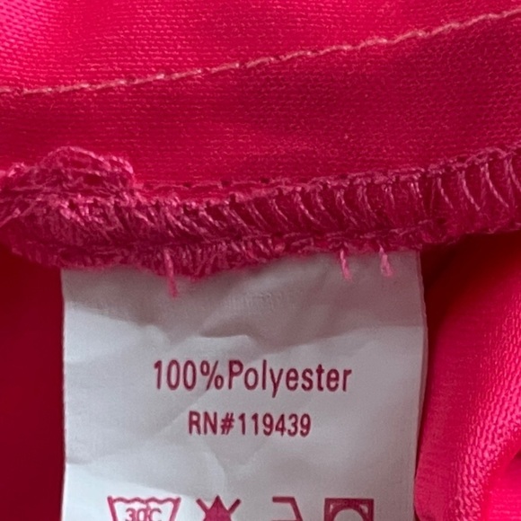 Julie Brown NYC Microsuede Convertible Dress Bright Pink Ruffle Women’s Size 2 - Picture 4 of 8